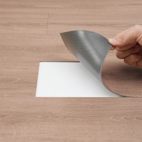 VEVOR 36 Tiles 2.5mm Thick Self Adhesive Vinyl Floor Tiles, 36 x 6 inch Peel & Stick, Natural Wood Grain DIY Flooring