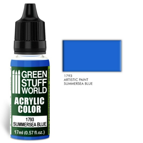 GREEN STUFF WORLD  Stuff World Acrylic Color Summersea Blue