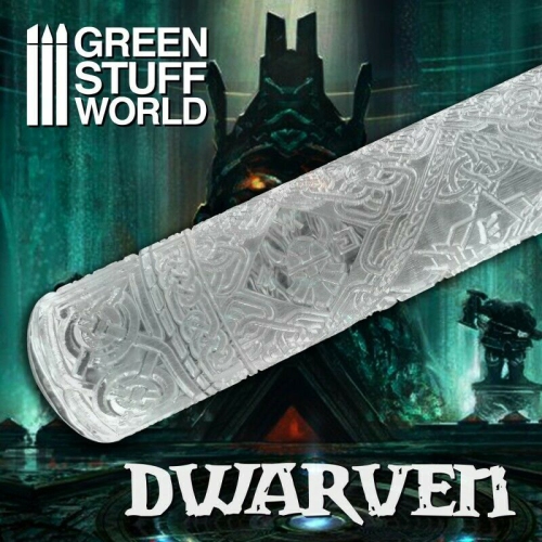 GREEN STUFF WORLD  Stuff World Rolling Pin Dwarven New