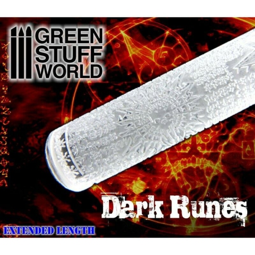 GREEN STUFF WORLD  Stuff World Rolling Pin Dark Runes New