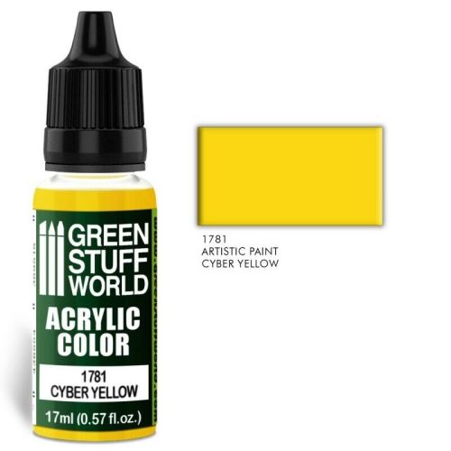 GREEN STUFF WORLD  Acrylic Color Cyber In Yellow