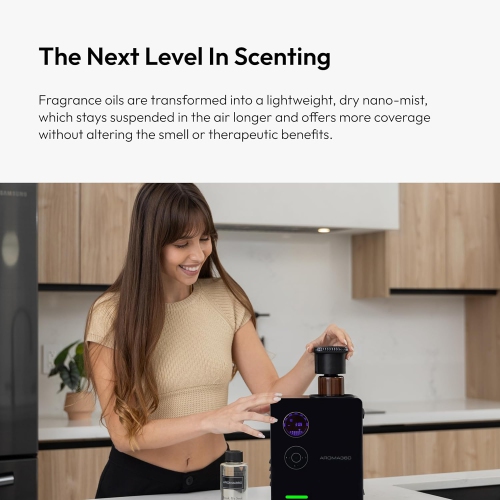 Diffuseur de parfum Aroma360 DaVinci360 Technologie d'atomisation avancée, minuterie programmable, verrou de parfum sécurisé, 1&nbsp;200&nbsp;pi²