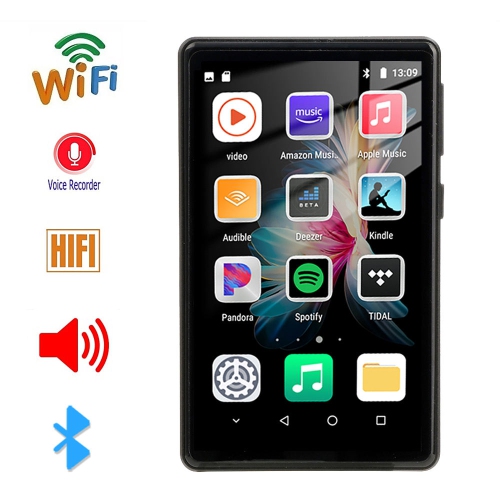 2G+16G Music Player,MP3 & MP4 Player with Bluetooth & WiFi,4" Full Touch Screen Walkman,Portable MP5 Music Player