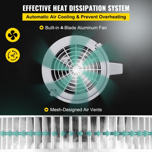 VEVOR 750W Water Distiller, Filtration System with Handle, 1.1 Gal/4L, BPA-Free Jug, Ideal for Domestic Use, White