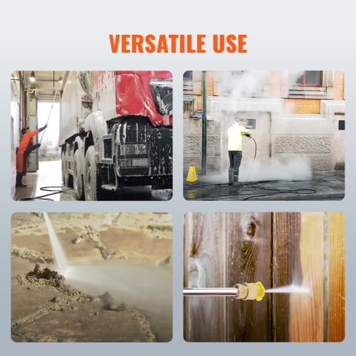 VEVOR 4400 PSI 4.0 GPM Gas Pressure Washer, Gas Powered Pressure Washer with Copper Pump, Spray Gun and Extension Wand, 5 Quick Connect Nozzles