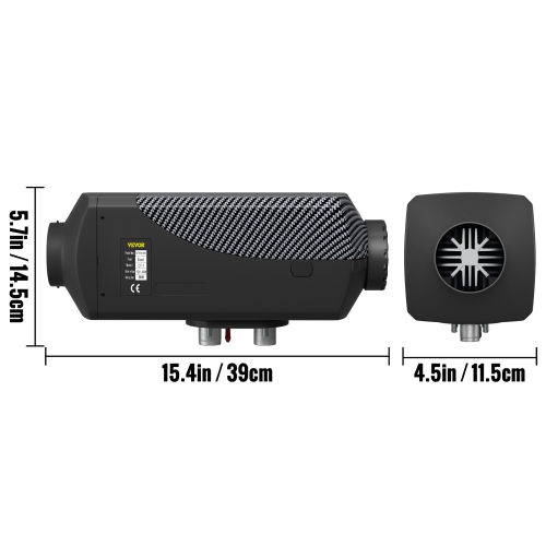 VEVOR 8KW Diesel Air Heater Muffler Diesel Heater 12V Remote Control Diesel Parking Heater with LCD Switch for Car Trucks Motor-home Boat and Bus