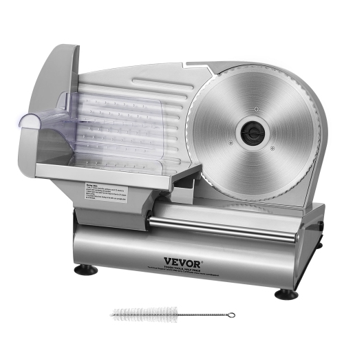 VEVOR Meat Slicer, 7.5 inch Electric Deli Food Slicer, 180W Meat Cutter with a Premium SUS420 Blade, 0-0.6 inch Adjustable Thickness, Food Slicer