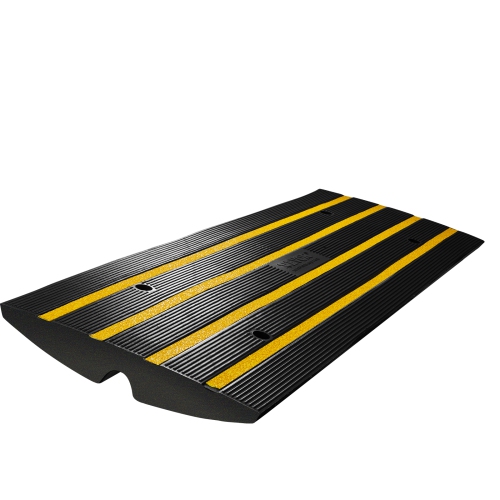 VEVOR 2.6" Rise Height Curb Ramp,Heavy Duty 33069 lbs Weight Capacity Threshold Ramp, Curbside Bridge Ramps for Loading Dock Garage Sidewalk,