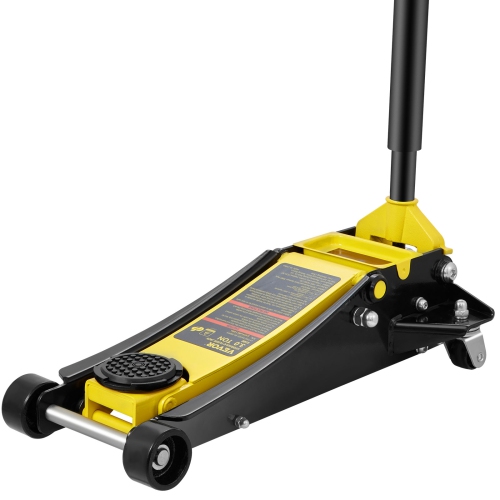 VEVOR Low Profile Floor Jack, 3 Ton Capacity, Low-lying Steel Jack for Racing,Adjustable Height from 3.35 inches to 19.69 inches
