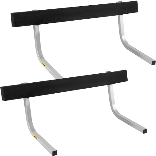 VEVOR 60" One Pair Galvanized Steel Trailer Guide ons π-shaped w/Carpet-padded Boards, for Ski Boat, Fishing Boat or Sailboat Trailer Complete Mounti