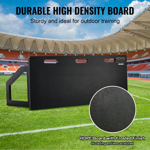 Mur de soccer portatif VEVOR avec 2 angles Rebound de 45 x 18 po pour rebondissements de soccer