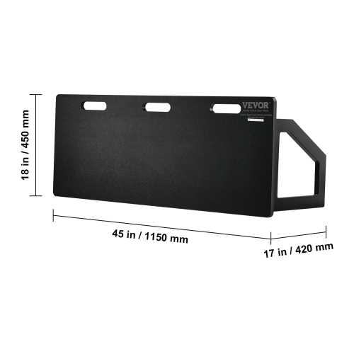 Mur de soccer portatif VEVOR avec 2 angles Rebound de 45 x 18 po pour rebondissements de soccer