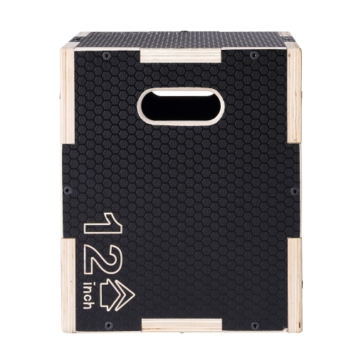 Boîte plyométrique de mise en forme 3-en-1 16/14/12 de VEVOR