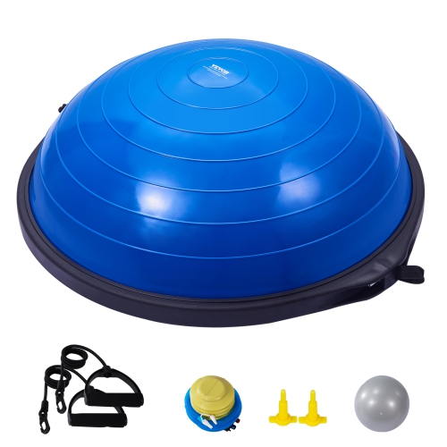 Bande de résistance à ballon de 26&nbsp;po pour yoga Blue Trainer Half Fitness de VEVOR