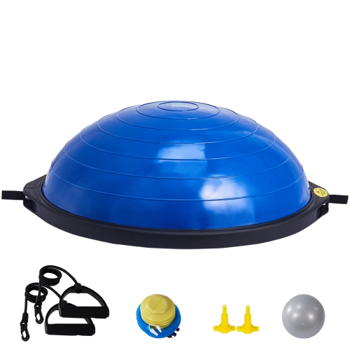 Bande de résistance à ballon de 26&nbsp;po pour yoga Blue Trainer Half Fitness de VEVOR