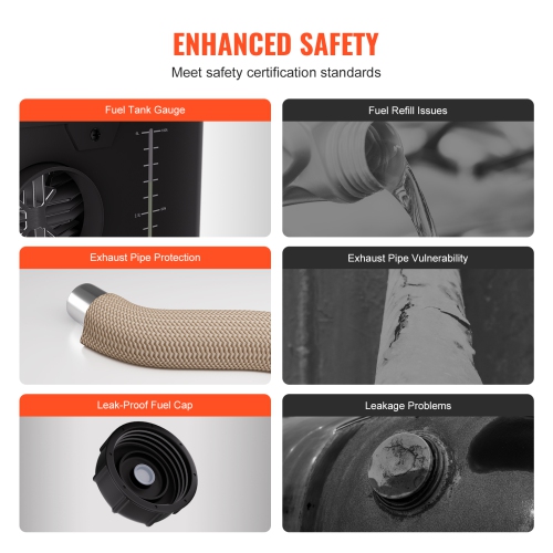 Four diesel VEVOR 8KW, 12&nbsp;V/24&nbsp;V à double tension, système de chauffage à air diesel complet, gestion d'APPLICATION Bluetooth, accès à