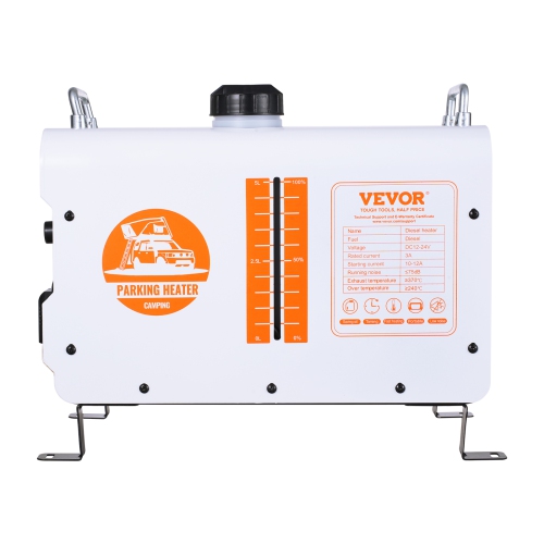 VEVOR 8KW Diesel Heater, 12V/24V Universal Diesel Air Heater, Features Bluetooth APP Control, Remote Control and Display Screen, CO Alarm