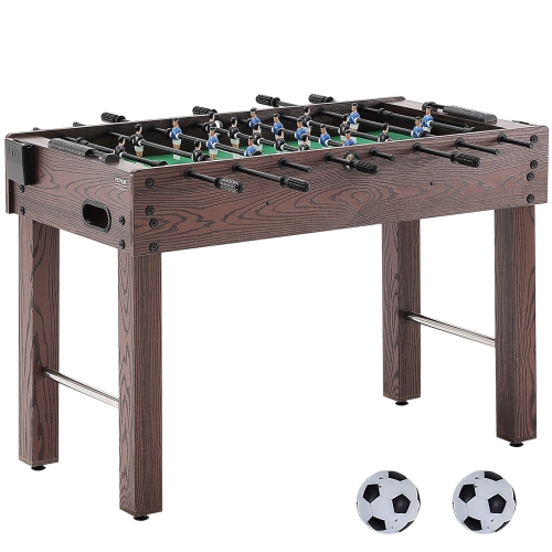Table de baby-foot 48&nbsp;po de VEVOR, table de baby-foot de taille standard, ensemble de soccer de table intérieur pleine grandeur avec table de so