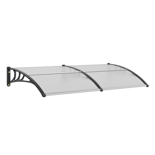 VEVOR Window Door Awning Canopy 40" x 80", UPF 50+ Polycarbonate Entry Door Outdoor Window Awning Exterior, Front Door Overhang Awning