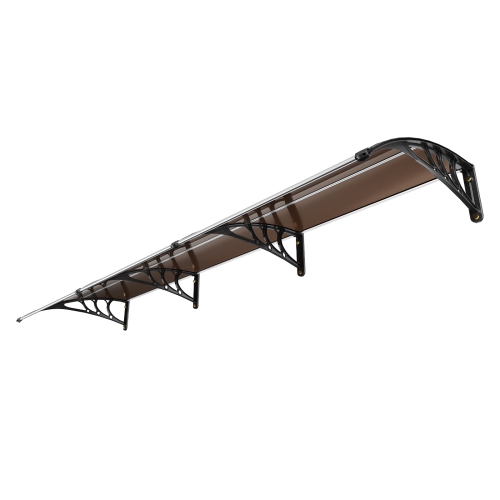 VEVOR Window Door Awning Canopy 40" x 120", UPF 50+ Polycarbonate Entry Door Outdoor Window Awning Exterior, Front Door Overhang Awning