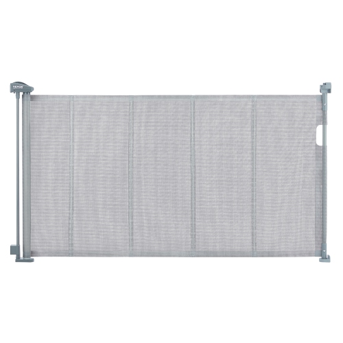Image 1 of 8.. VEVOR Retractable Baby Gate, 34.2" Tall Mesh Baby Gate, Extends up to 60" Wide Retractable Gate for Kids or Pets, Retractable Dog Gates for Indoor