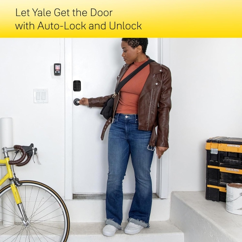 Serrure sans clé Assure Lock 2 DE YALE avec Wi-Fi, nickel satiné