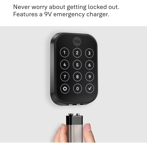 Serrure sans clé Assure Lock 2 DE YALE avec Wi-Fi, nickel satiné