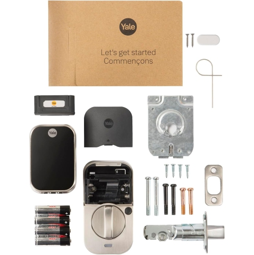 Serrure sans clé Assure Lock 2 DE YALE avec Wi-Fi, nickel satiné