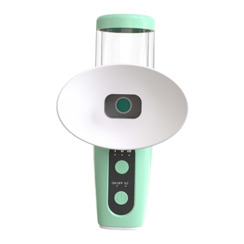 Eyes Mist Sprayer Mini 20ml Adjustable Cool or Warm Mist Nano Facial Mister(Green)