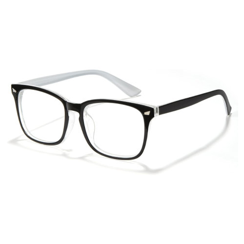 CYXUS  Light Glasses for Women-Light Blocking Eyeglasses Men Computer Eyewear Anti Eye Fatigue Square Frame In Blue