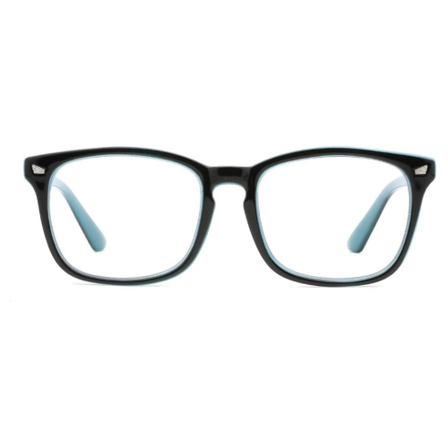 Cyxus Blue Light Glasses for Women, Blue-light Blocking Eyeglasses Men Computer Eyewear Anti Eye Fatigue Square Frame