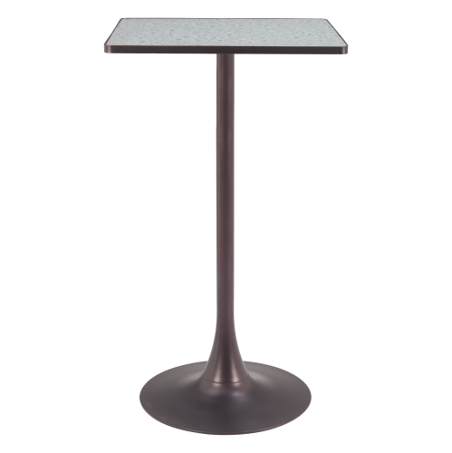 Spot Bar Table Gray & Bronze