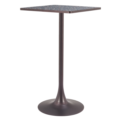 Spot Bar Table Black & Bronze