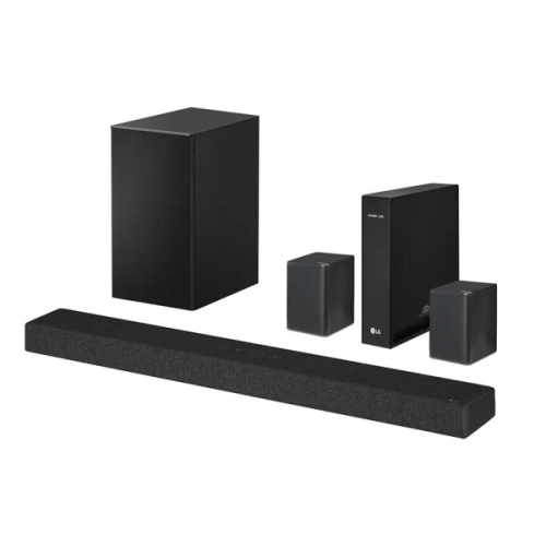 Image 1 of 8.. LG SP7R 7.1 Channel High Res Audio Sound Bar with Rear Speaker Kit