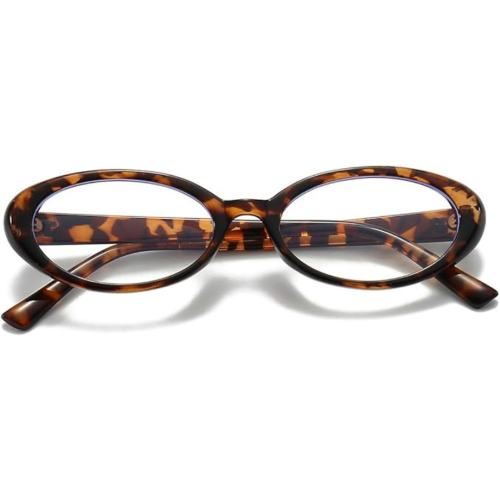 NIDOVIX Oval Frame Clear Lens Glasses for Women Men Classic Vintage Retro Oval Non Prescription Eyeglasses