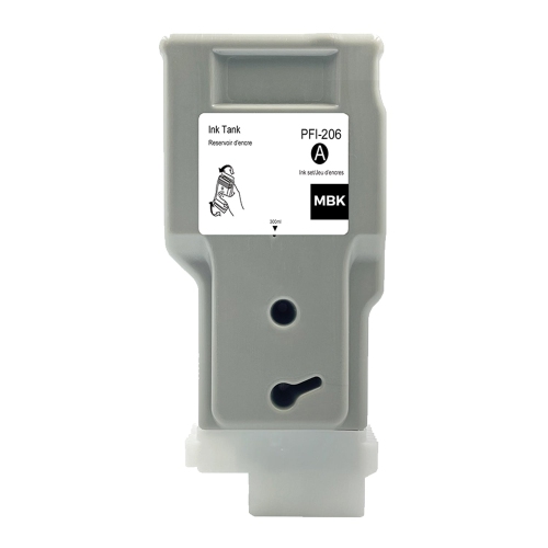 SUPERINK  Compatible Canon Pfi-206Mbk 300Ml Matte Ink By In Black