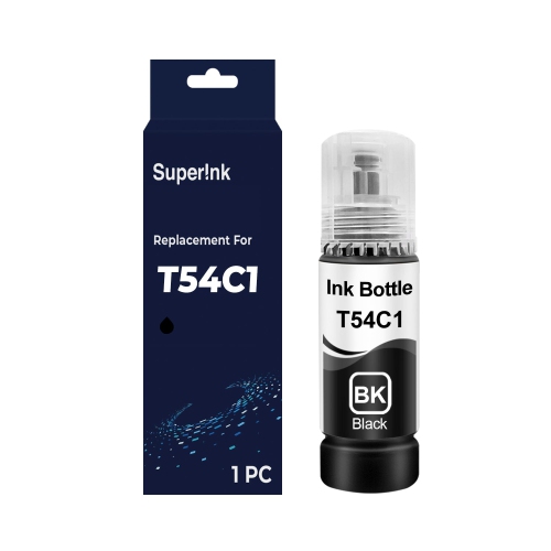 Compatible Epson T54C T54C120 Black Ink Bottle by Superink
