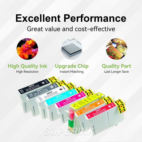 Compatible avec les cartouches d'encre Epson T087 de Superink