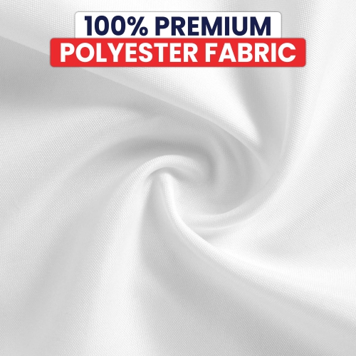 Canadian Linen White Dinner Napkins, 18"x18", 12 Pack Polyester Reusable Washable Table Linen Napkins for Resorts Motel Lunch Parties, Wedding & Hotel