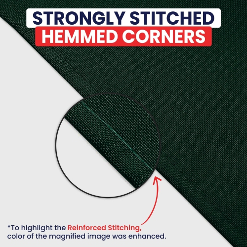 Canadian Linen Hunter Green Dinner Napkins 18"x18", 12 Pack Polyester Reusable Washable Table Linen Napkins for Dinner Resorts Wedding Parties & Hotel