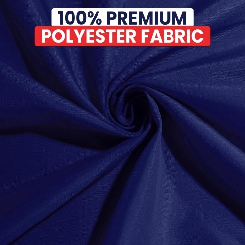 Canadian Linen Blue Dinner Napkins, 18"x18", 12 Pack Polyester Reusable Washable Table Linen Color Napkins for Dinner Hotel Kitchen Lunch Resort Party