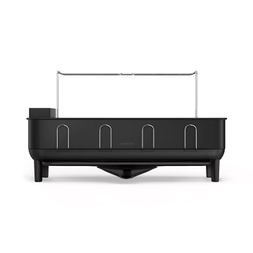 Image 1 of 4.. Simplehuman steel frame dishrack, matte black steel