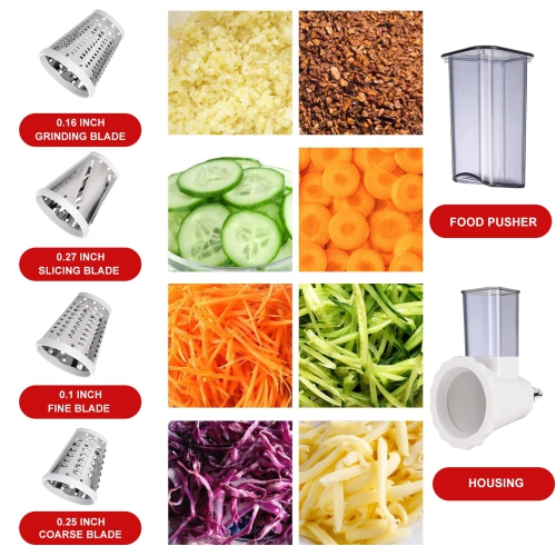 Accessoire de trancheuse/râpe pour batteur sur socle de cuisine, râpe à fromage, trancheuses alimentaires, hachoir à légumes et accessoires de