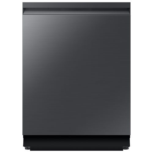 Image 1 of 11.. Samsung 24" 38dB Built-In Dishwasher with AI Wash & Third Rack - Matte Black Stainless