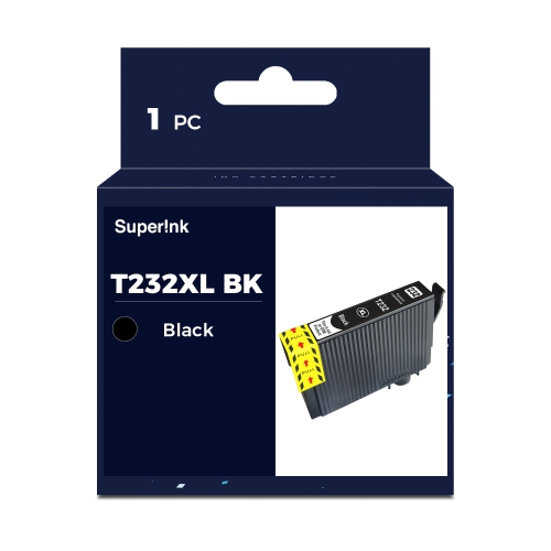 SUPERINK  Compatible Epson T232Xl High Yield Ink Cartridge By In Black