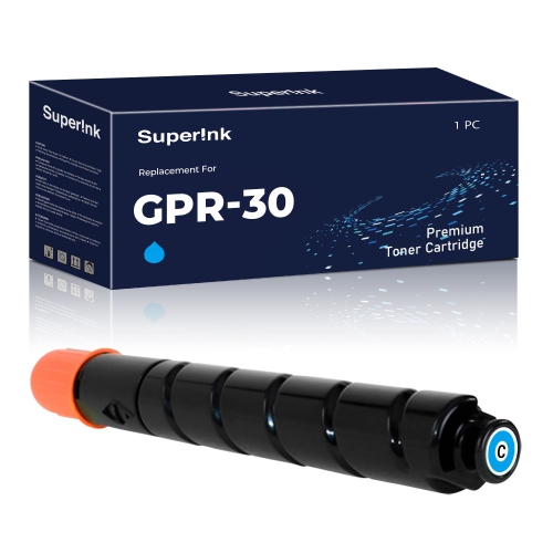Compatible Canon GPR-30 2793B003AA Cyan Toner Cartridge By Superink
