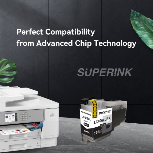 Compatible Brother LC406XL Black Ink Cartridge by Superink