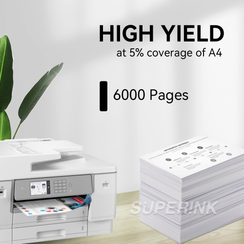 Compatible Brother LC406XL Black Ink Cartridge by Superink