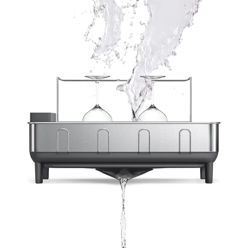 Simplehuman Steel Frame Dishrack - Grey