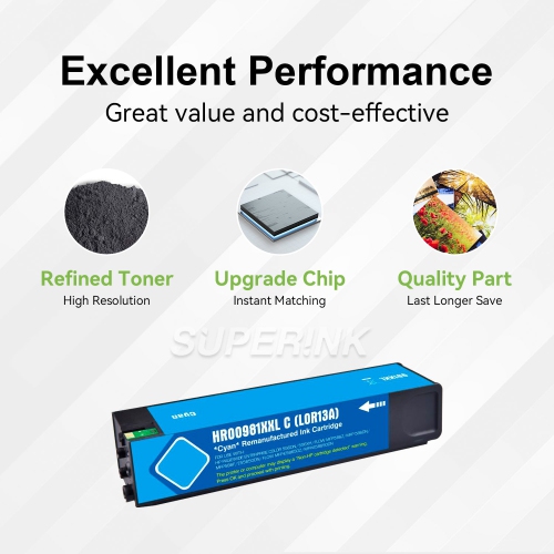 Compatible HP 981Y L0R13A Cyan Ink Cartridge By Superink